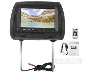 Moniteur d'appui-tête, Dossier de siège de Voiture MP5 Lecteur multimédia Moniteur DVD Appui-tête écran LCD 7in Bluetooth Prise en Charge amplificateur USB