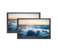Moniteur D'appui-tête Écran IPS Affichage du Véhicule avec Sortie HDMI WiFi Bluetooth Miroir Lecteur Vidéo De Siège Arrière Voiture(2 PCS Black 11.6)
