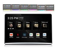 Moniteur D'appuie-tête Voiture, 3+32G/Android 14.0, Mise En Miroir Sans Fil, Écran Tactile IPS 8K Amélioré, Moniteur D'appuie-tête TV Pour Siège Arrière Avec Wi-Fi/Bluetooth/HDMI/USB/TF(14'')