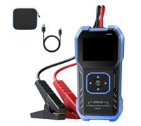 Moniteur de batterie automobile numérique pour systèmes 12 V 24 V Vérification de la capacité de l'état de la puissance Résistance et analyse de la charge Résistance de la batterie
