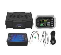 Moniteur de Batterie Intelligent 600A RV Testeur de Batterie de Voiture Affichage LED Entretien Premium Design Panneau Acrylique Matériel en Laiton
