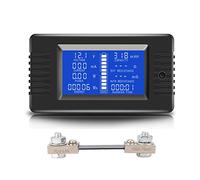 Moniteur de batterie multifonction DC 0-200V 100A 300A affichage à cristaux liquides tension numérique courant puissance Énergie impédance résistance capacité multimètre moniteur 12V 24V 48v 96v