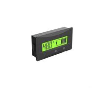 Moniteur de batterie numérique LCD pour batteries 12 V 24 V 48 V pour batteries acides et lithium avec lectures précises de tension et faible consommation d'énergie (vert)