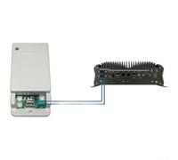 Moniteur de batterie sans fil avec écran couleur de 12,7 cm montrant la tension, le courant, la capacité, la température et le temps de fonctionnement avec deux fonctions de sécurité relais (500 V 100