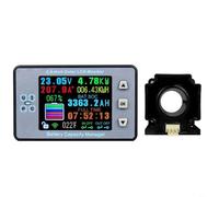 Moniteur de batterie sans fil DC 120 V 100 A Volt Amp Meter SOC jauge de capacité avec capteur de température et protection contre les surcharges pour systèmes industriels