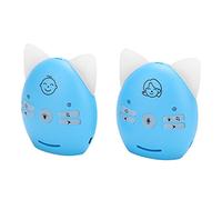 Moniteur de bébé Audio Bidirectionnel sans Fil, clarté Sonore FHSS, 300 M de Longue Distance, Lumière Nocturne, Musique Apaisante pour bébé, Activation Vocale, Mode Muet, (Plug