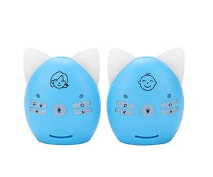 Moniteur de bébé Bidirectionnel, 200-300 M Audio à Piles pour bébé Qui Dort pour la Maison pour les Personnes âgées, Conversation Bidirectionnelle (Prise UE 100-240V)