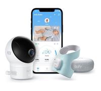 Moniteur de bébé eufy Smart Sock avec caméra 2K, détection de pleurs et suivi de santé