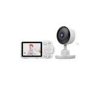 Moniteur de bébé intelligent 2,8 pouces,Aiorber,caméra de surveillance nocturne sans infrarouge,HD 30 W,vision nocturne sans lumière rouge,zoom