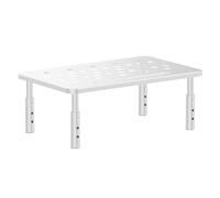 Moniteur de bureau élévateur - Support en acier durable, support de table réglable | Réglage confortable du regard de travail pour moniteurs et ordinateurs portables, design ergonomique qui réduit