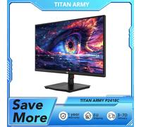 Moniteur de bureau TITAN ARMY P2418C, écran CSOT IPS 23,8 pouces 1920*1080 16:9, 144 Hz, HDR400, 6 modes de scénario, prend en charge le support VESA P2418C