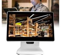 Moniteur de caisse enregistreuse à écran tactile,caisse enregistreuse pour petites entreprises,écran tactile 15,6 pouces,mémoire : 4G,caisse enregistreuse tout-en-un, angle réglable