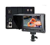 Moniteur de caméra, 7 pouces 4K HD caméra moniteur vidéo champ d'affichage SDI AV entrée sortie moniteur LCD 1024x600