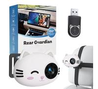 Moniteur de caméra de siège de voiture, système de visualisation de siège arrière pour enfant, objectif grand angle 1080p de 150 degrés avec installation Plug and Play, design ABS pour les voyages