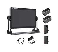 Moniteur de Caméra, LUT11S 10.1 pouces 2000nit Ultra lumineux SDI écran tactile DSLR caméra moniteur de terrain 3D LLUT HD 1920x1200 F970 puissance(LUT11S F970 Battery)