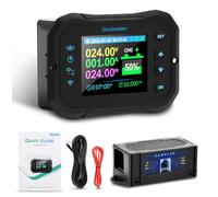 Moniteur de capacité de batterie numérique 100A 12V 24V 36V 48V 72V Multifonctionnel Contrôleur de batterie WiFi 10-100V Écran LCD pour batterie au lithium plomb-acide avec alarme