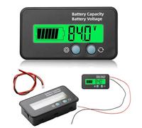 Moniteur de Capacité de Batterie, Testeur Universel pour Batteries Plomb-Acide et Lithium, Affichage LCD, Appareil de Mesure de Batterie DC 12V-72V, Lumière Verte