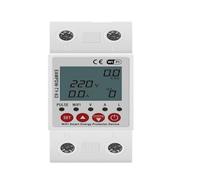 Moniteur de compteur de kWh d'énergie énergétique sous-surtension | Disjoncteur de commutateur de relais de temps de protection contre les fuites à la terre actuelle(EAMPDW-TY-63)