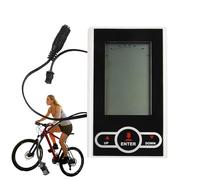 Moniteur de compteur de vitesse pour vélo : écran LCD pour vélo en intérieur, fréquence cardiaque et tracker d'activité physique, compteur de vitesse, calories distance | Équipement d'exercice de gym
