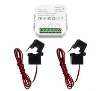 Moniteur de consommation d'énergie pour Tuya et pour les applications Smart Life prenant en charge le réseau ZigBee avec pince de capteur de courant CT pour un suivi précis de l'énergie (2CT)
