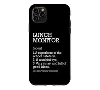 Moniteur de déjeuner - Définition du Travail - Moniteur de déjeuner Amusant Coque pour iPhone 11 Pro Max
