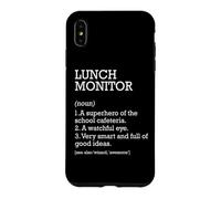 Moniteur de déjeuner - Définition du Travail - Moniteur de déjeuner Amusant Coque pour iPhone XS Max