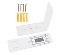 Moniteur de fissures - Détecteur acrylique en forme de L | Instrument de mesure des fissures | pour détection, des, intérieurs et externes