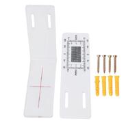 Moniteur de fissures - Détecteur de mesure acrylique de 11 x 8 x 3 cm | Outil précis d'enregistrement de des fissures | Jauge d'angle en forme de L | Pour de détection