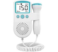 Moniteur de fréquence cardiaque fœtal Doppler Détecteur de fréquence cardiaque pour bébé grossesse maternel vert