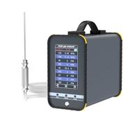 Moniteur de gaz portable, options (EX/O2/CO/H2S), rechargeable et alarme sonore/visuelle for espaces confinés(CO: 0-1000 PPM)