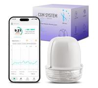 Moniteur de glucose sans piqûre au doigt, surveillance continue du glucose, moniteur de glycémie portable, kit de test de glycémie compatible Android et iOS