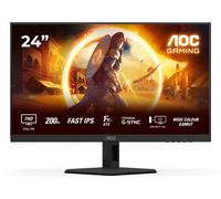 AOC G4 24G4HRE écran plat de PC 60,5 cm (23.8") 1920 x 1080 pixels Full HD LED Noir, Rouge