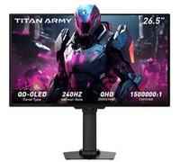TITAN ARMY G2785S Moniteur de Jeu Plat 16:9 QD-OLED QHD 240 Hz - 26,5 Pouces - Ergonomie Flexible