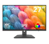 Moniteur de jeux PC Z-Edge U27P4K 27 pouces IPS 4K 16:9, 75Hz, 5ms, UHD (3840x2160), Moniteur FreeSync, 2 * DP1.4 et 2 * HDMI2.0