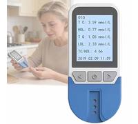 Moniteur De Lipides Multifonction, Testeur De Lipides Sanguins Avec 25 Bandelettes De Test Et 500 Jeux De Valeurs De Mémoire, Résultats Rapides En 2 Minutes Et Facile À Utiliser, Professionnalisme