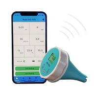 Moniteur de piscine Bluetooth 6 en 1, chlore de température numérique, testeur intelligent de qualité de l'eau de piscine, thermomètre de piscine, température PH C TDS ORP pour piscine, aquarium