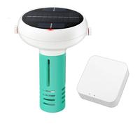 Moniteur de piscine intelligent 7 en 1 Appareil de test de l'eau - CL, PH, EC, TDS, ORP, Temp, Salinité - Affichage numérique pour piscines, piscines d'eau salée, jacuzzi et spas