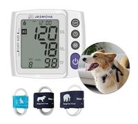 Moniteur de pression artérielle portable pour chiens et chats, dispositif oscillométrique de surveillance de la maison avec sangle réglable sur la poitrine, poignets multitailles, 240 jeux de mémoire