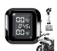 Moniteur De Pression Des Pneus - TPM De Moto Numérique, Écran LCD De Haute Précision | Évaluation Des Pressions Étanches, En Temps Réel, Chargement Magnétique, Alarme De Température Pour