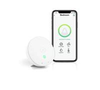 Moniteur de qualité d'air Airthings Wave Mini - Blanc - Mesure de la température, de l'humidité et des COV