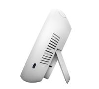 Moniteur de qualité de l ' air à avec détection de CO2 et affichage en direct, adapté à la température d ' humidité intérieure et avertissements Inspecteur de la qualité de l ' air