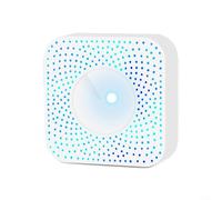 Moniteur de qualité de l'air, 6 en 1 pour Tuya pour Zigbee Testeur intelligent de température et d'humidité, PM2.5, détecteur de dioxyde de carbone, contrôle intelligent par application (pour Zigbee)