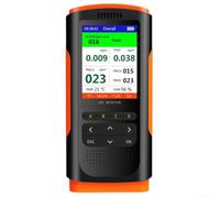 Moniteur de qualité de l'air avec écran LCD de 2,8 pouces, PM2. | 5/PM10 & TVOC Détecteur, mesureur avec capteur électrochimique, température et humidité, 1200 mAh pour batterie,