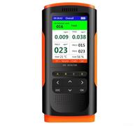 Moniteur de qualité de l'air avec écran LCD de 2,8 pouces pour PM2.5, PM10, CO2 et TVOC, capteur électrochimique avec alarme et batterie de 1200 mAh, USB-C, pour maison, bureau, école