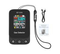 Moniteur de qualité de l'air - Capteur d'air en temps réel, thermomètre, hygromètre, détecteur portable professionnel, instrument d'analyse environnementale | Pour école, entrepôt, bureau, évaluation