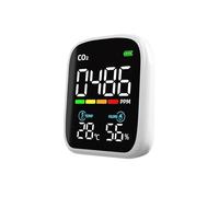 Moniteur de qualité de l'air, CO2 Monitor 400-5000PPM Carbon Dioxide NDIR Sensor Air Quality 70 * 84 * 35 Mm pour la maison(WIFI-3 in 1)