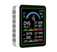 Moniteur De Qualité De L'air - Détecteur d'air Portable, Capteur Intérieur | Dispositif De Compteur Numérique pour Les Tests De Pollution, Outil De Précis pour Les Environnements Extérieu