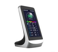 Moniteur de qualité de l'air, détecteur de qualité de l'air intérieur pour bureau à domicile, PM2.5 HCHO TVOC testeur de température et d'humidité appareil