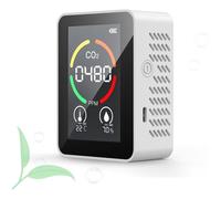 Moniteur de qualité de l'air intérieur 3 en 1 - Compteur de CO2 - Compteur de qualité de l'air - Avec hygromètre et thermomètre -
