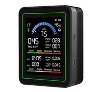 Moniteur de qualité de l'air intérieur, avec Affichage numérique en Temps réel, 7x3,5x9cm, testeur de qualité de l'air à Domicile, détecteur de Pollution intérieure/extérieur, Rechargeable, pour la